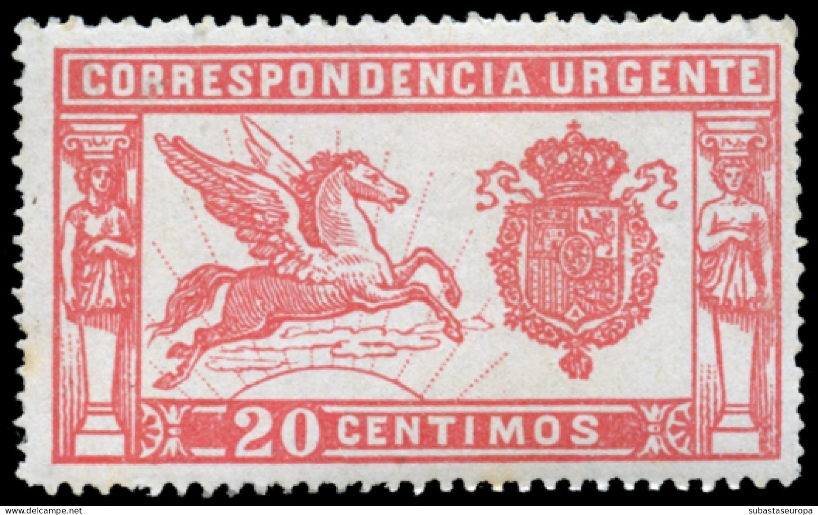 ** 256. Pegao. Goma No Original. Aspecto De Lujo. Cat. +120 €. - Unused Stamps