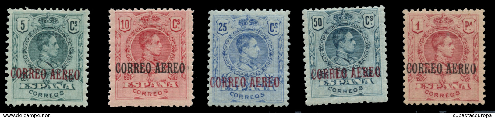 ** 292/96. Medallón Aérea. Muy Bien Centrada, Rara Así. Algunos Valores Goma No Original. Cat. 220 €. - Unused Stamps