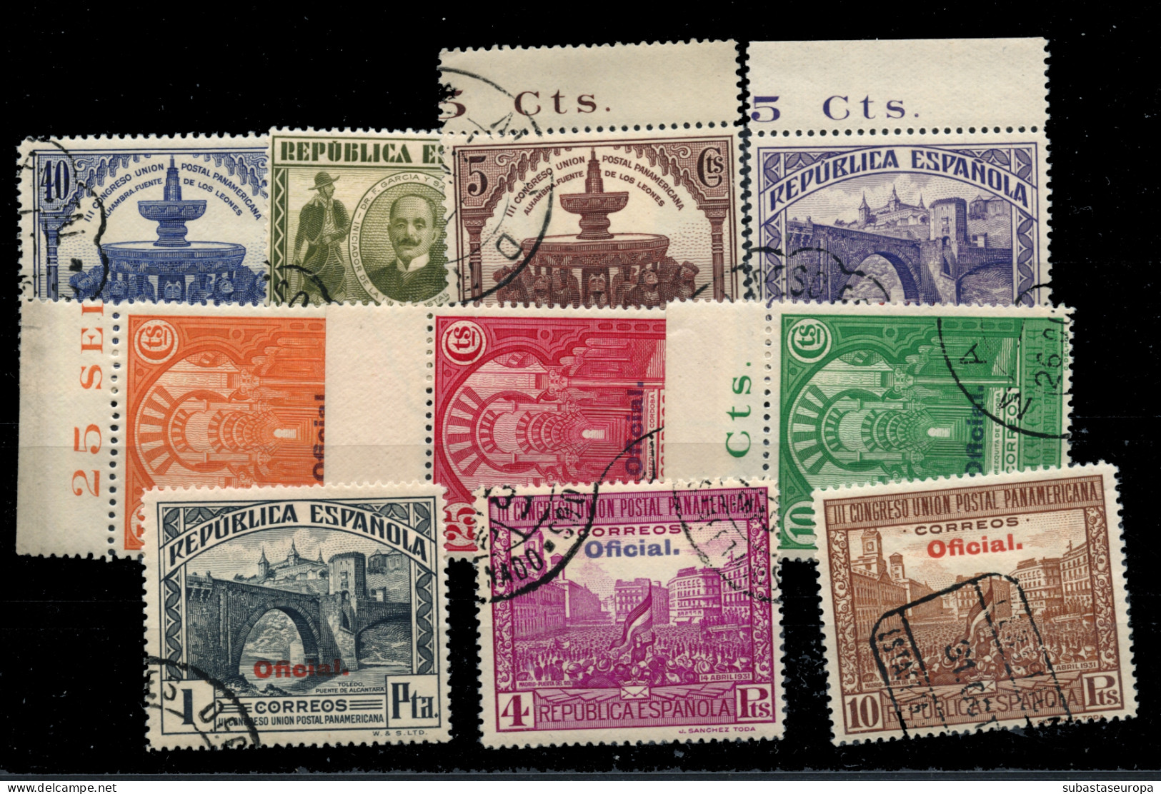 Ø 620/29. Panamericana. Cat. 55 €. - Used Stamps