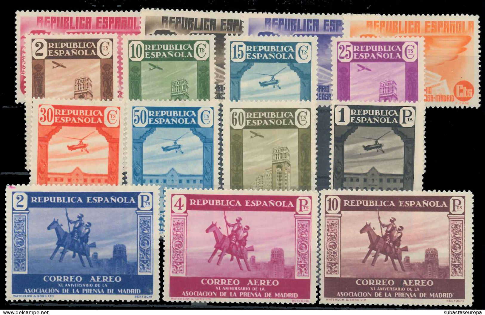 * 711/25 Y Ø 711/25. Prensa. Cat. 70 €. - Unused Stamps