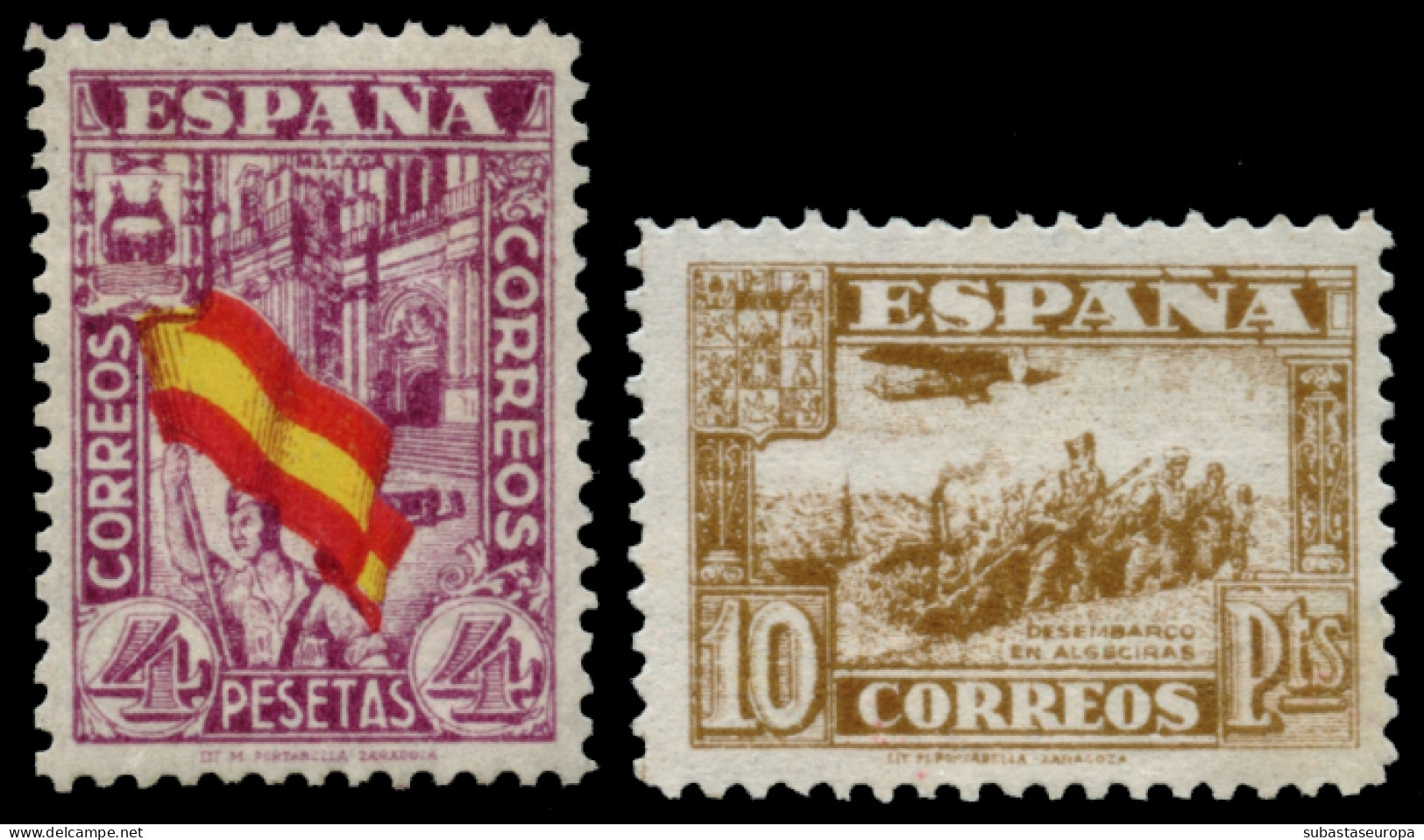 ** 802/13. Junta De Defensa. Lujo. Certificado CEM (2023). Cat. 600 €. - Unused Stamps