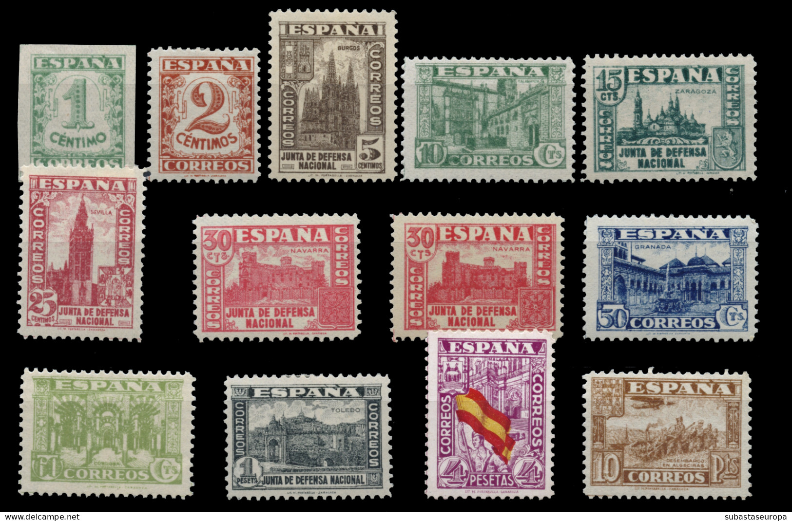 * 802/13. Junta De Defensa. Muy Bien Centrada. Cat. 300 €. - Unused Stamps