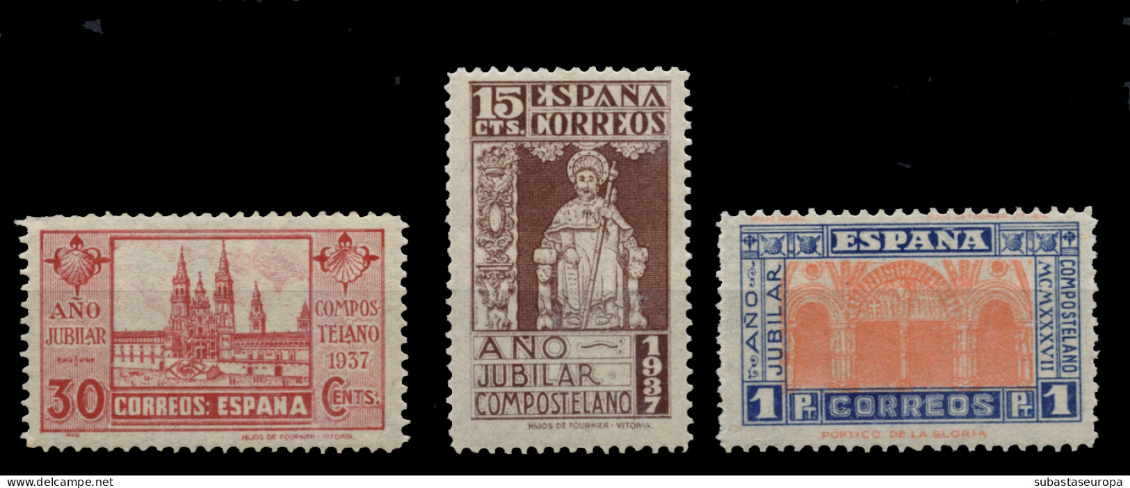 ** 833/35. Año Jubilar. Muy Bien Centrada. Cat. 80 €. - Nuovi