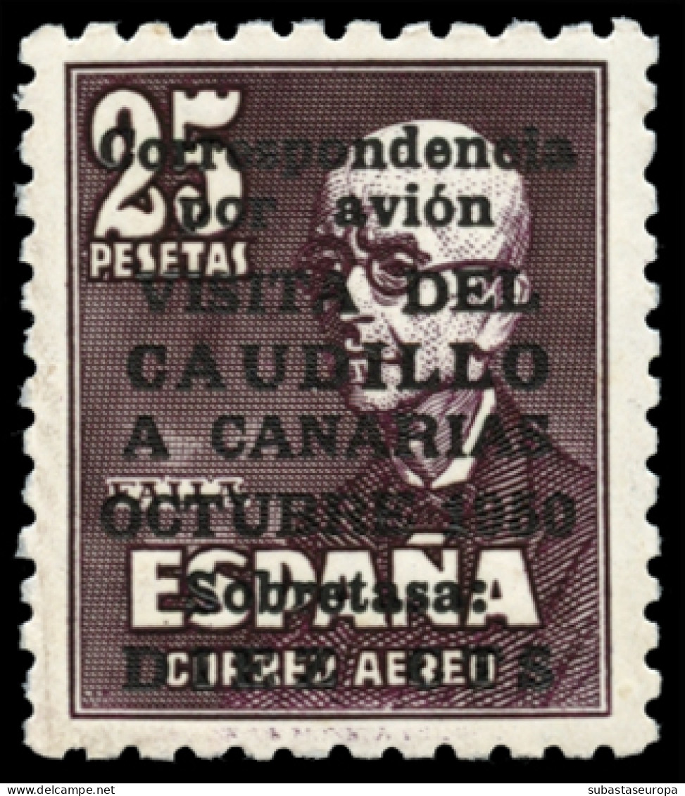 ** 1090. Canarias. Centraje De Lujo. Inapreciables Sombras Del Tiempo. Cat. 1000 €. - Unused Stamps