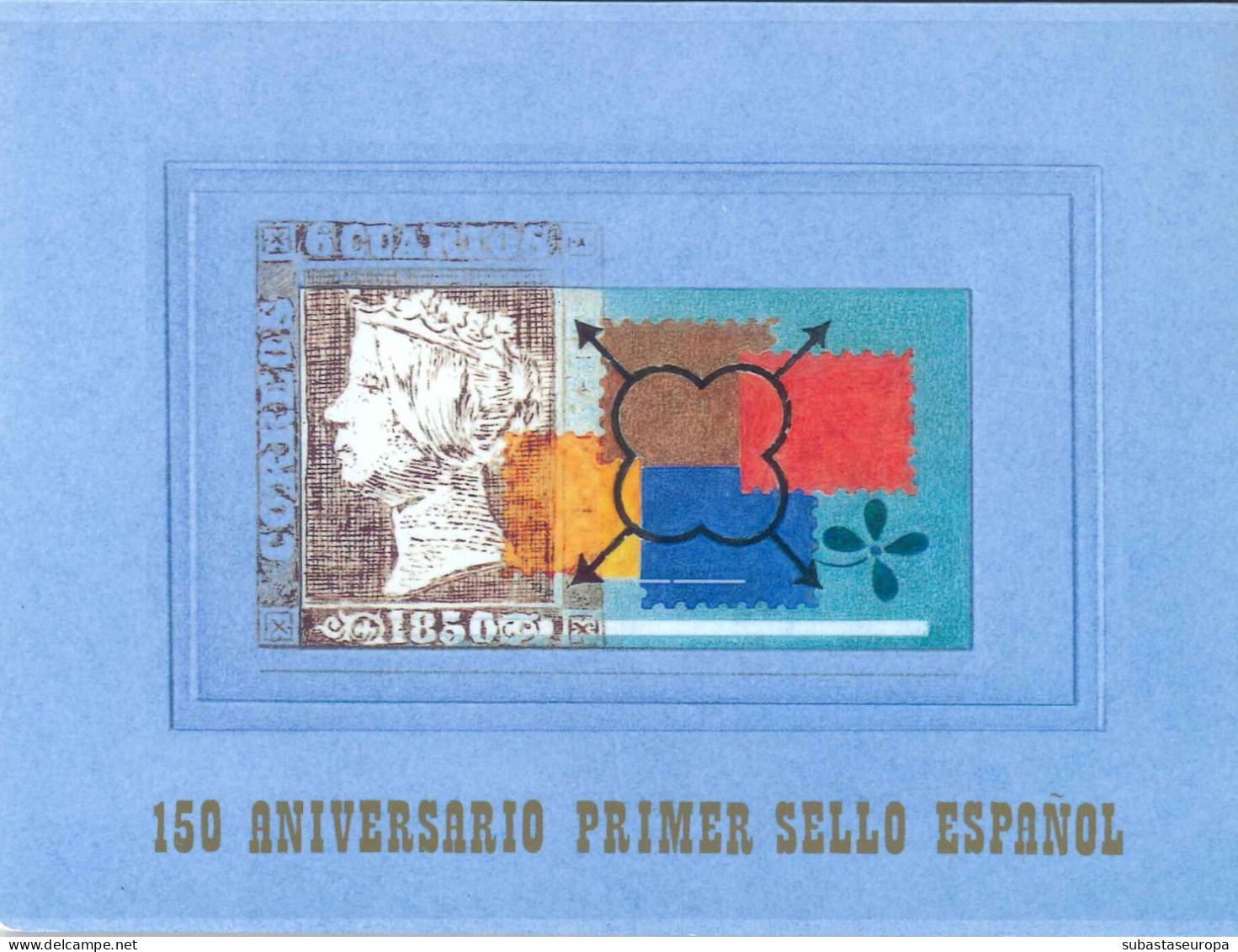 ** 3711A/C. Carnet Del 150 Aniversario Del Sello Español. - Neufs