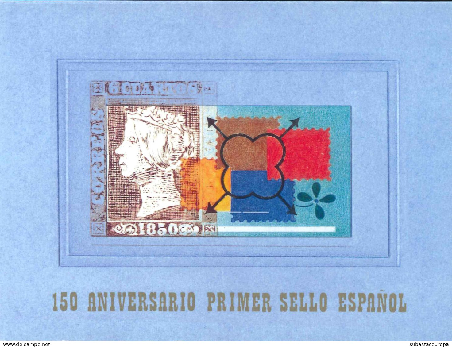 ** 3711A/C. Carpetilla 150 Aniversario Del 1er. Sello Español. - Unused Stamps