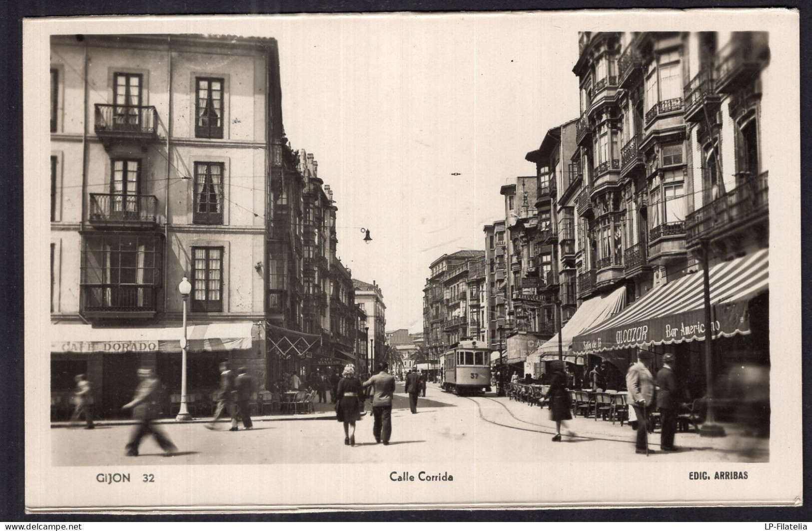 España - 1950 - Gijon - Calle Corrida - Asturias (Oviedo)