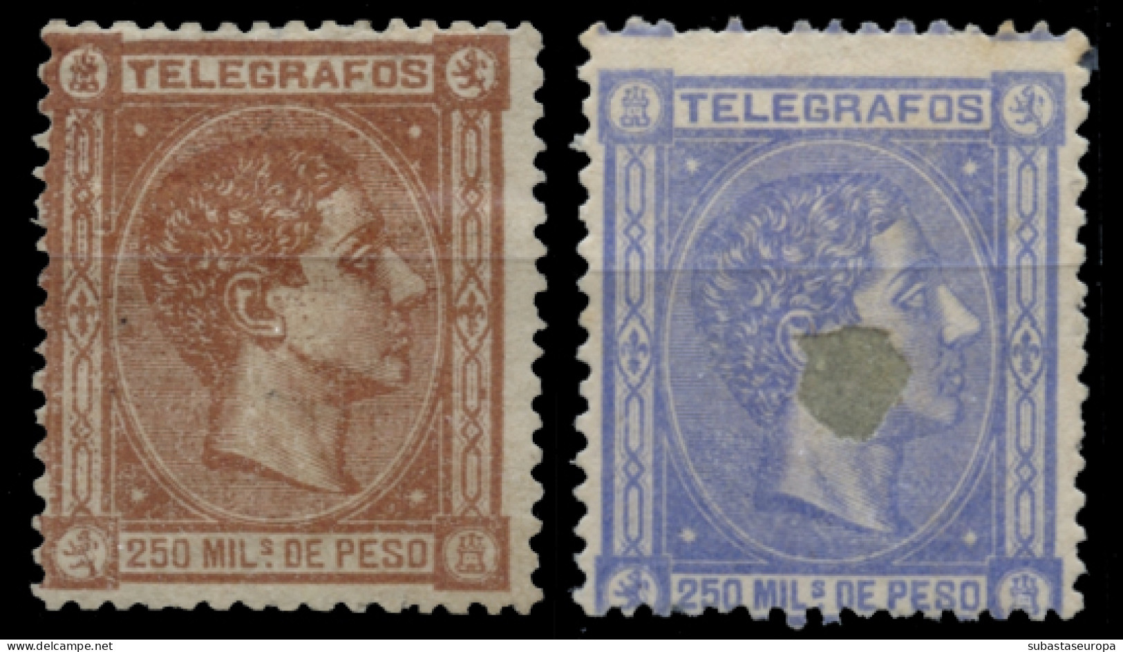 FILIPINAS. Telégrafos (*) 2 Y 3 (taladro Circular). Cat. 65 €. - Filippijnen