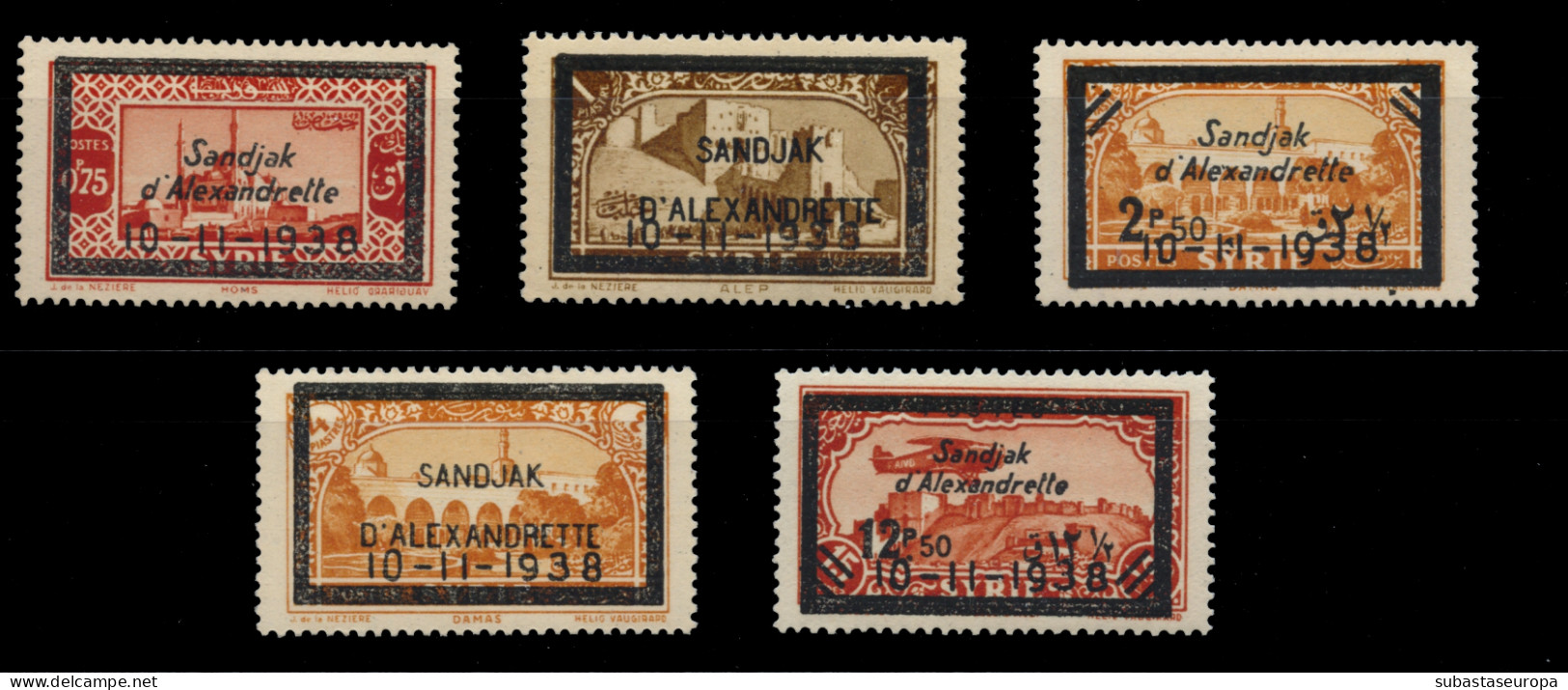 ALEJANDRETA. * 13/17. Rara Cat. 270 €. - Unused Stamps