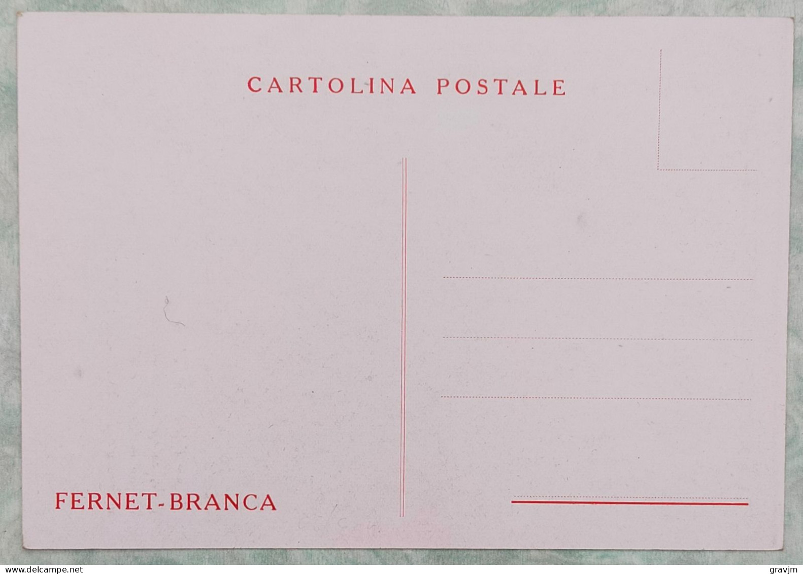 Carte Postale - Illustrateur Italien NANNI - Publicité FERNET-BRANCA - Chasseur Alpin - Nanni