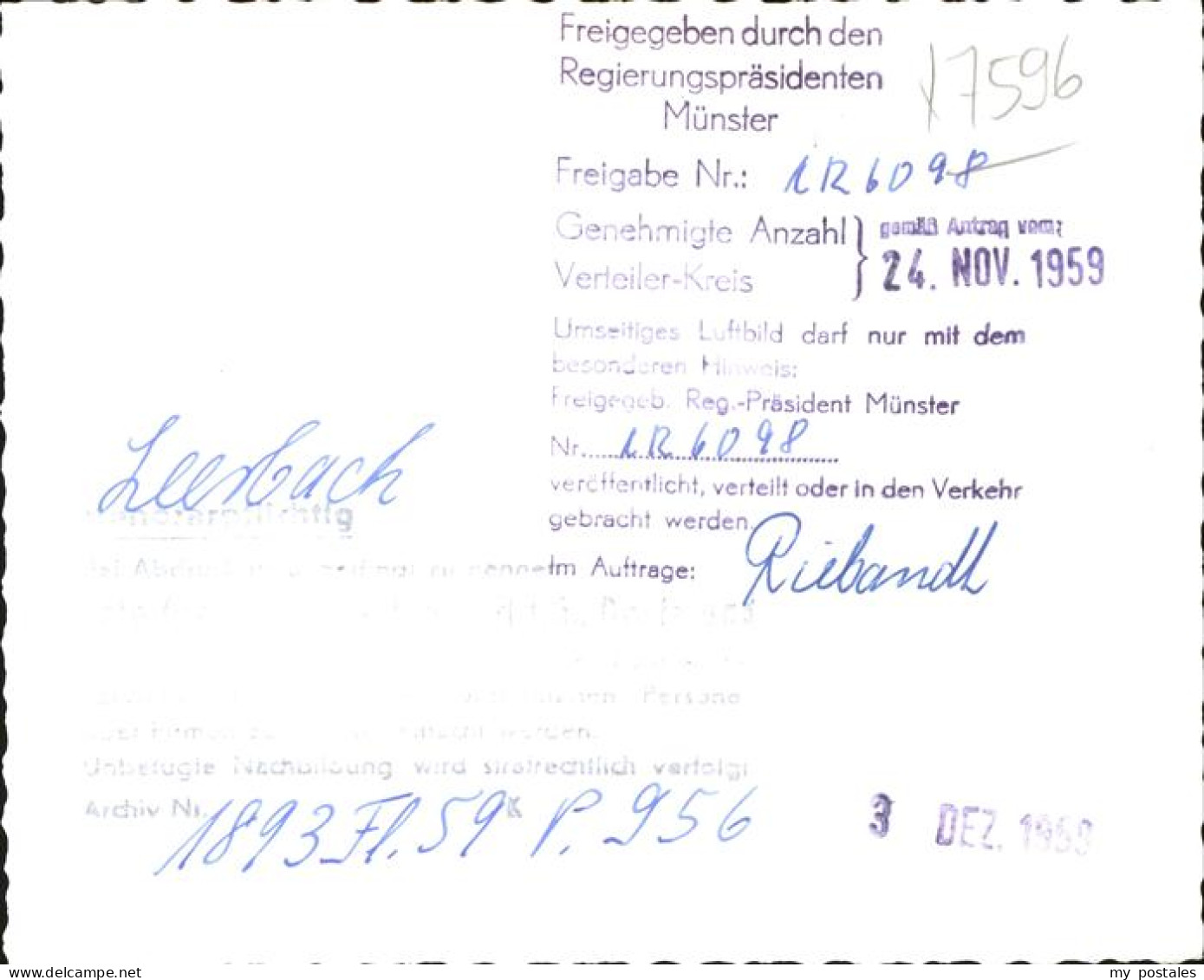 41209449 Lerbach Harz [handschriftlich] Lerbach - Osterode