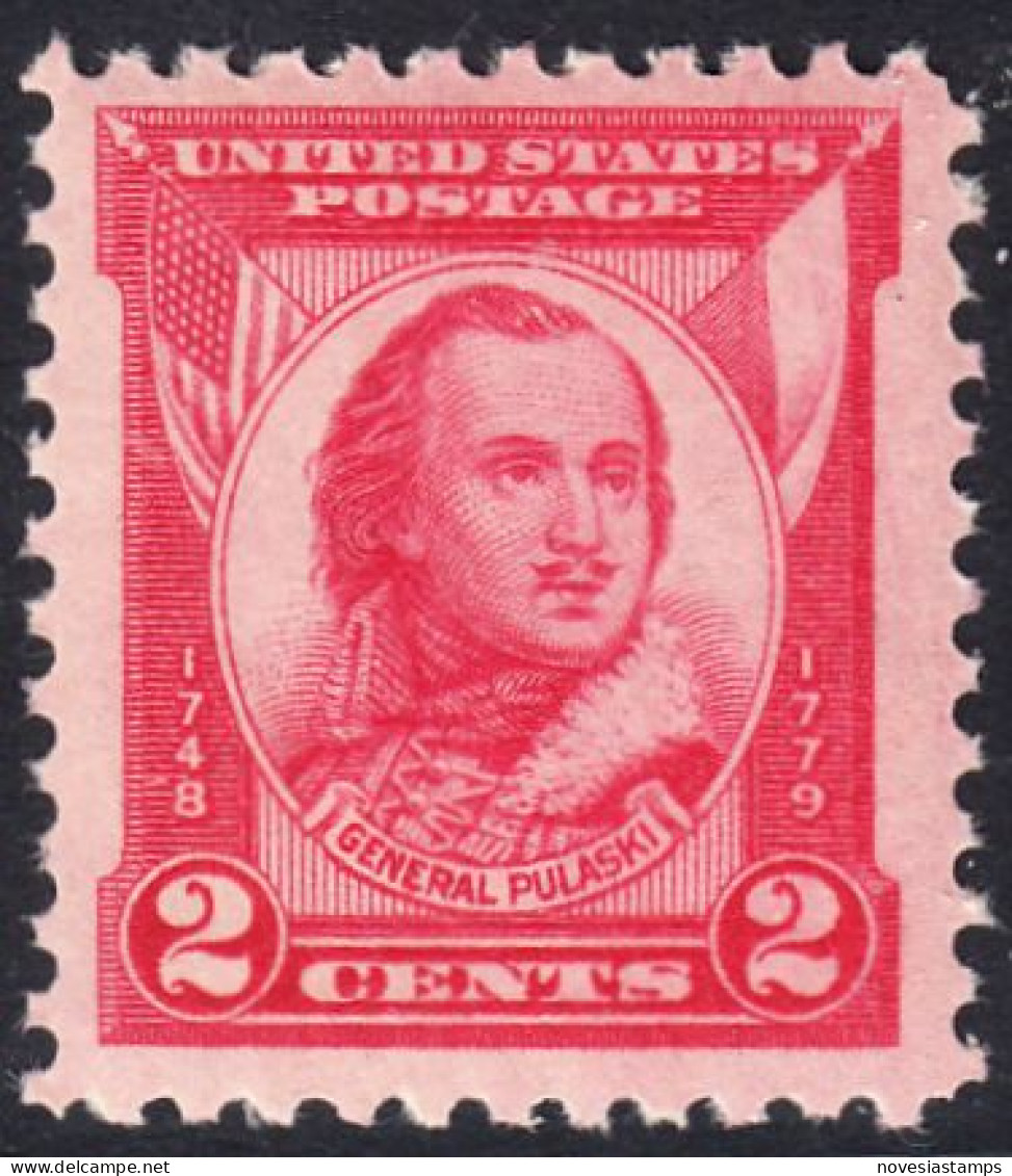 !a! USA Sc# 0690 MNH SINGLE (a5) - General Casimir Pulaski - Nuovi