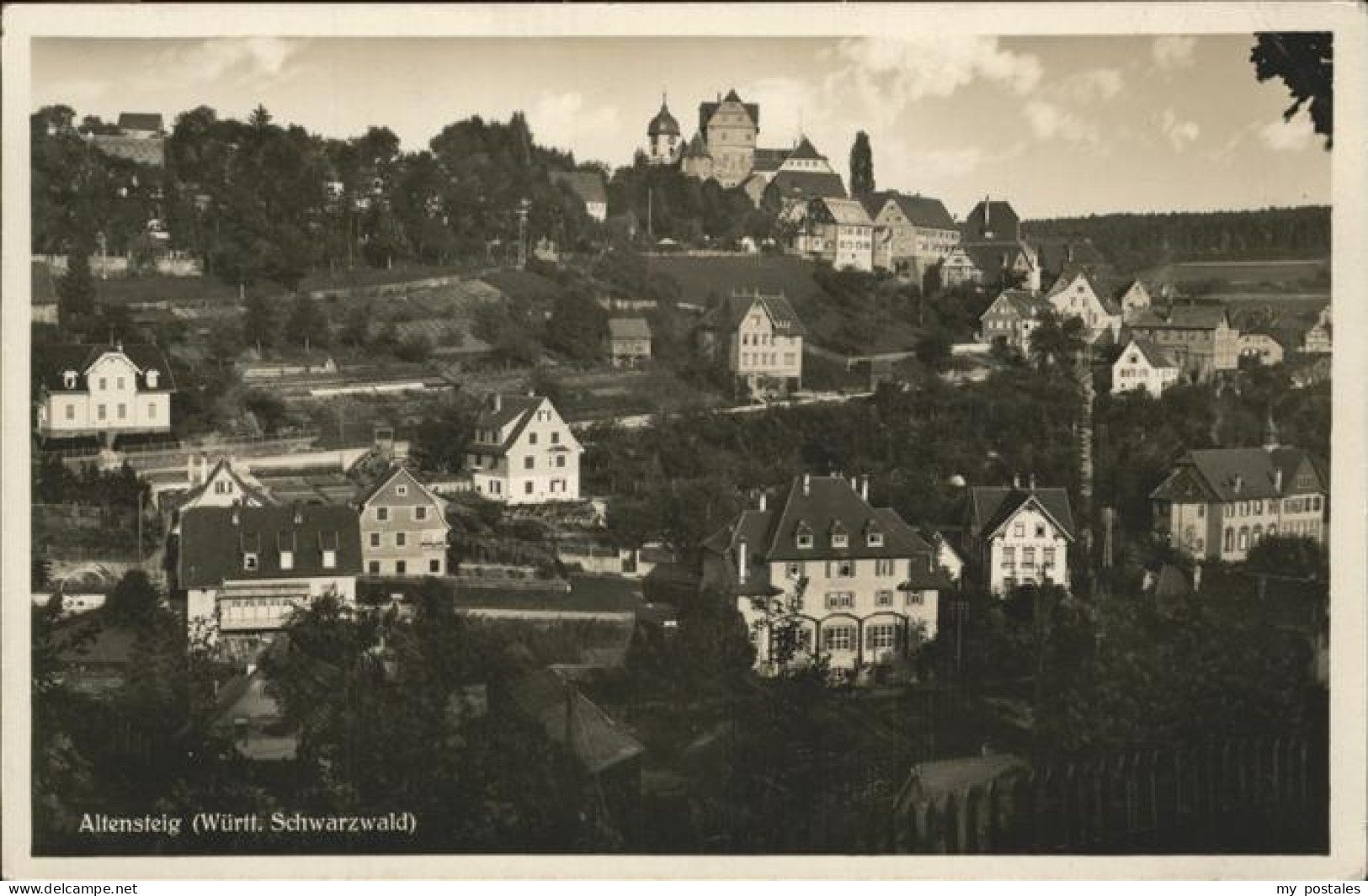 41209051 Altensteig Schwarzwald Teilansicht Altensteig Schwarzwald - Altensteig