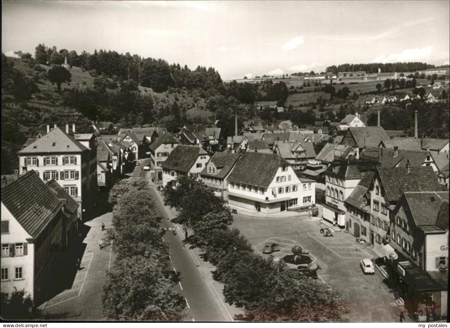 41209017 Altensteig Schwarzwald Marktplatz Altensteig - Altensteig