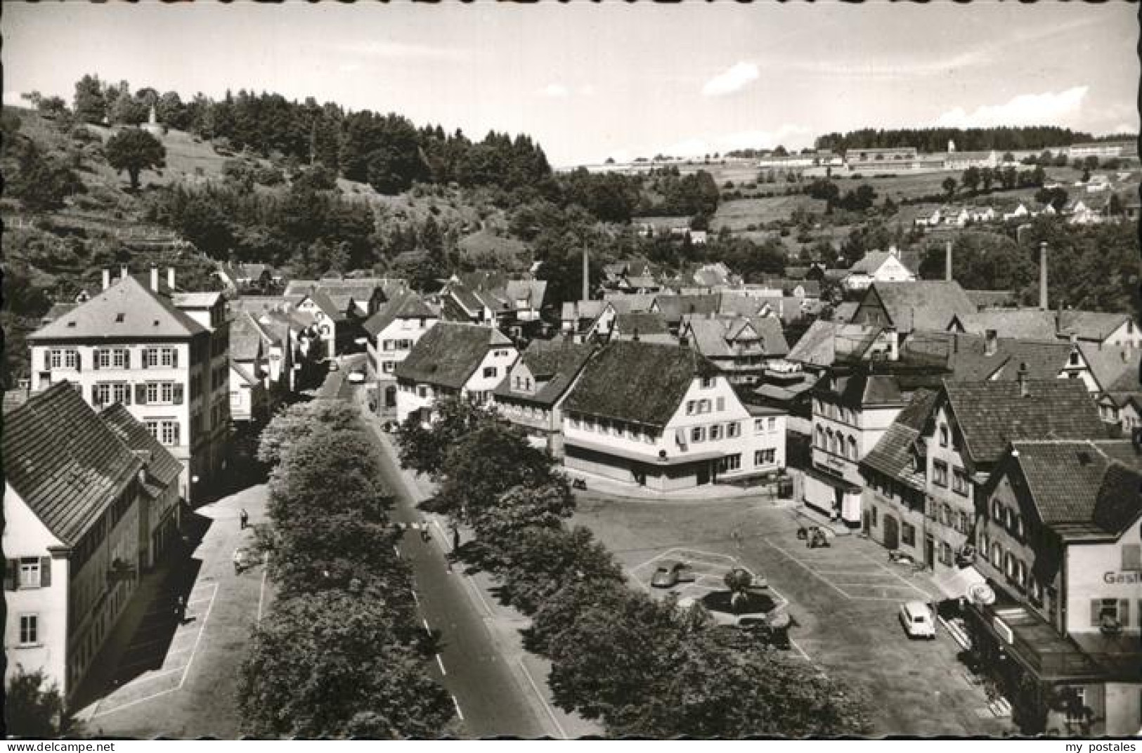 41208933 Altensteig Schwarzwald Marktplatz Altensteig - Altensteig