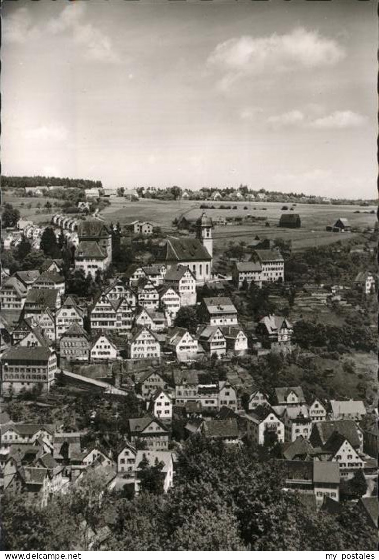 41208914 Altensteig Schwarzwald Totalansicht Altensteig - Altensteig