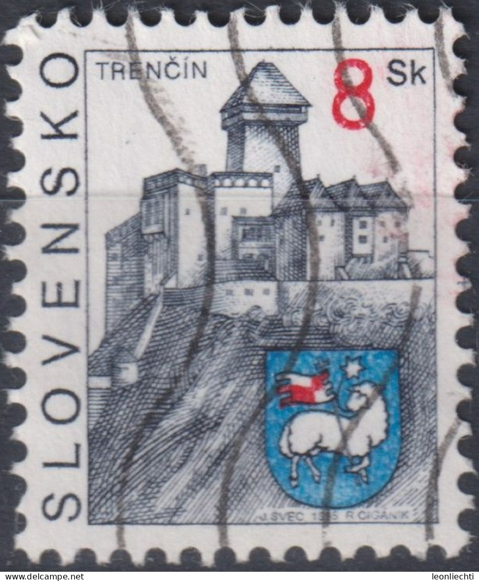 1995 Slowakische Republik ° Mi:SK 238, Sn:SK 223, Yt:SK 200, Trenčín - Gebraucht