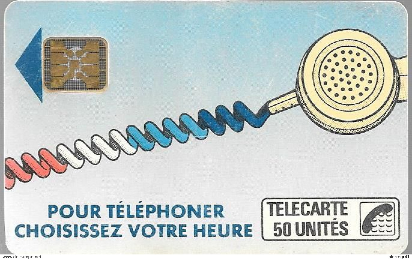 CARTE-PUBLIC-Ko12.610-50U-SC4On-S/E-Offset Carton-Trou7-Texte1-6N°103369-Hors Cadre-Haut-Utiisé-TBE/RARE-Cote340/150€ - Telefonschnur (Cordon)