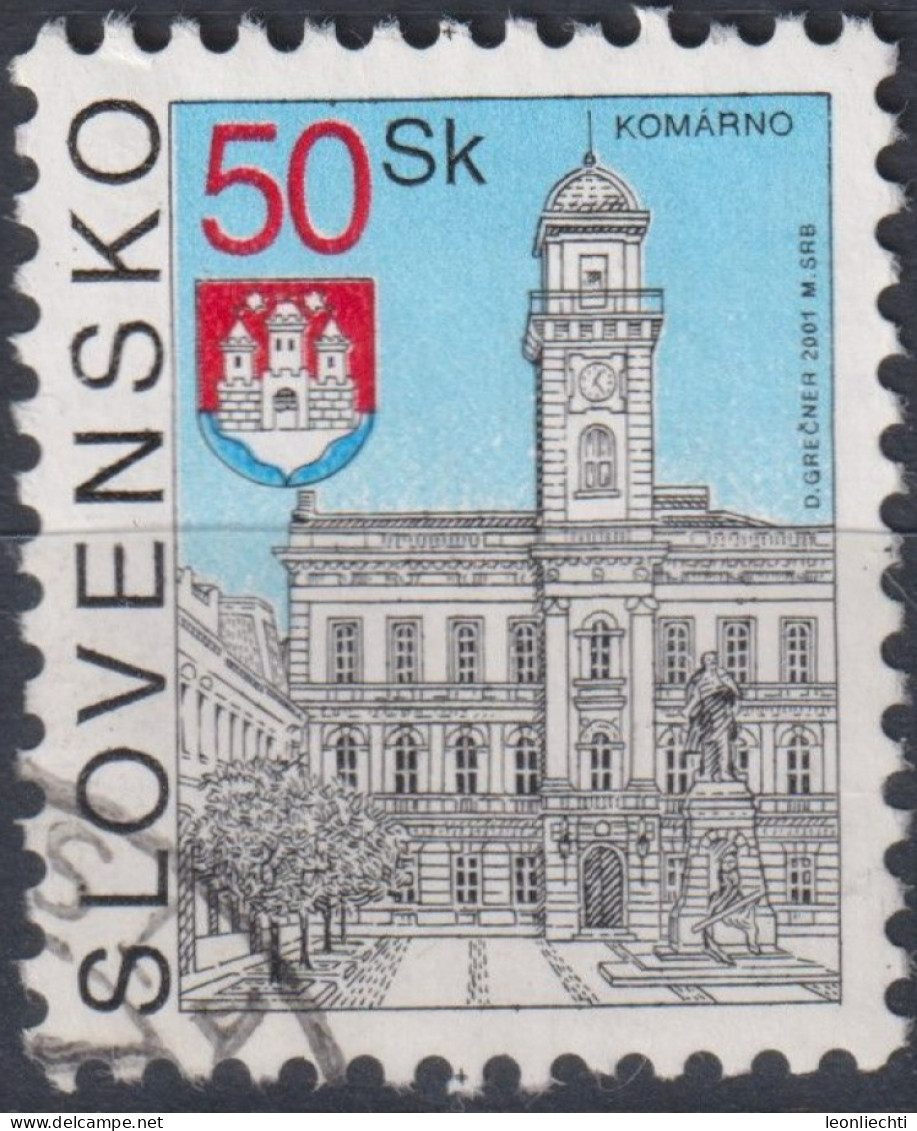 2001 Slowakische Republik ° Mi:SK 393, Sn:SK 227, Yt:SK 347, Komárno - Used Stamps