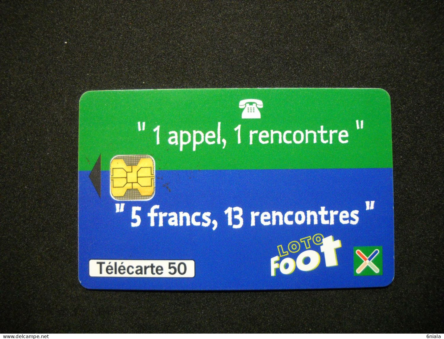 7688 Télécarte Collection LOTO FOOT   ( 2.scans)  Carte Téléphonique - Games