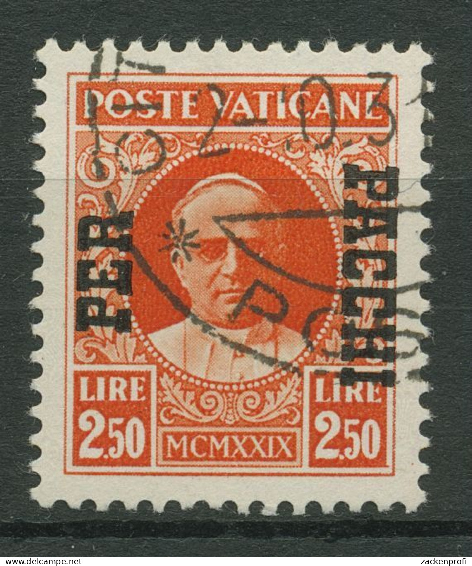 Vatikan 1931 Paketmarken Papst PiusXI. PA 11 Gestempelt - Colis Postaux
