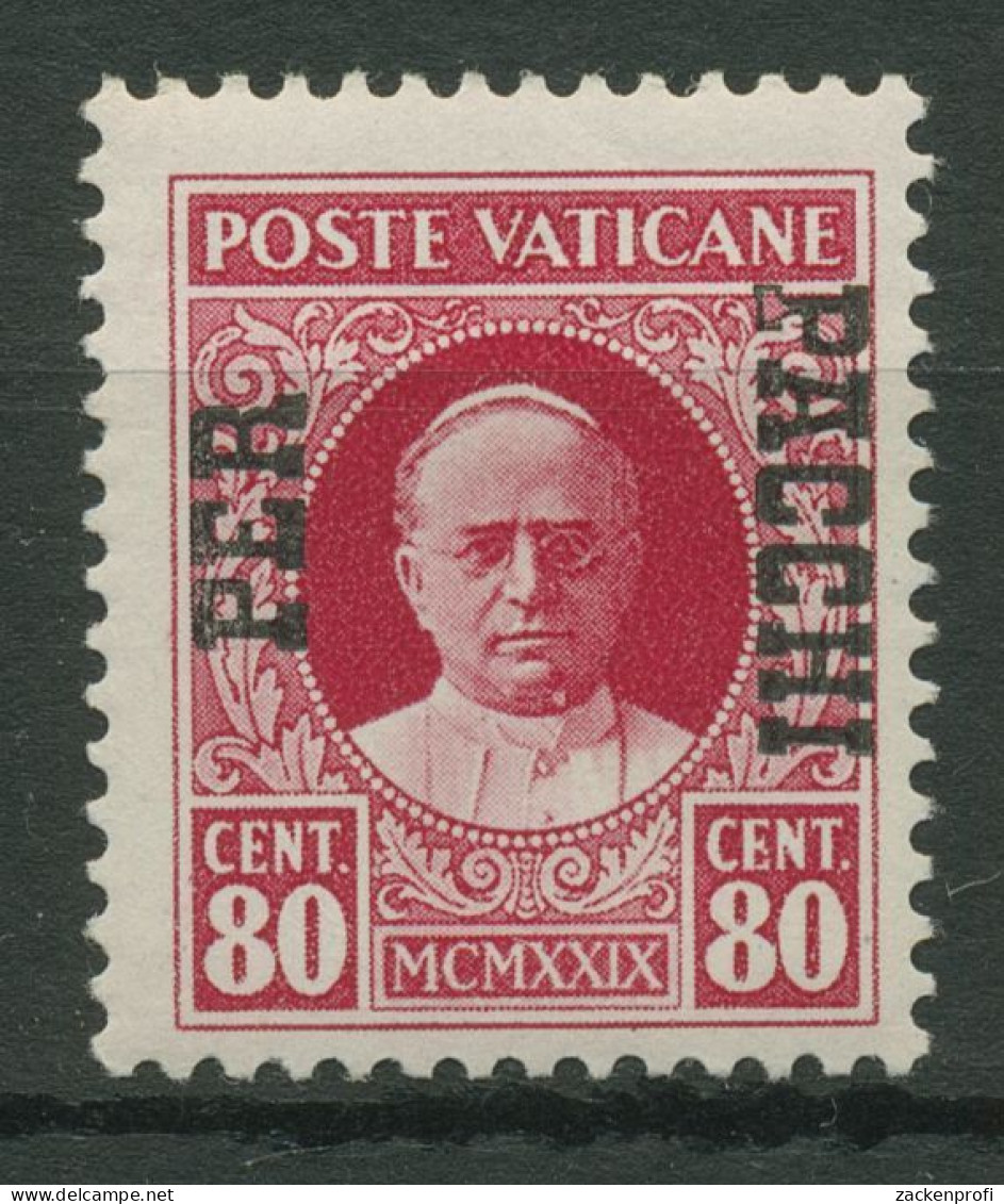 Vatikan 1931 Paketmarken Papst PiusXI. PA 8 Postfrisch - Colis Postaux