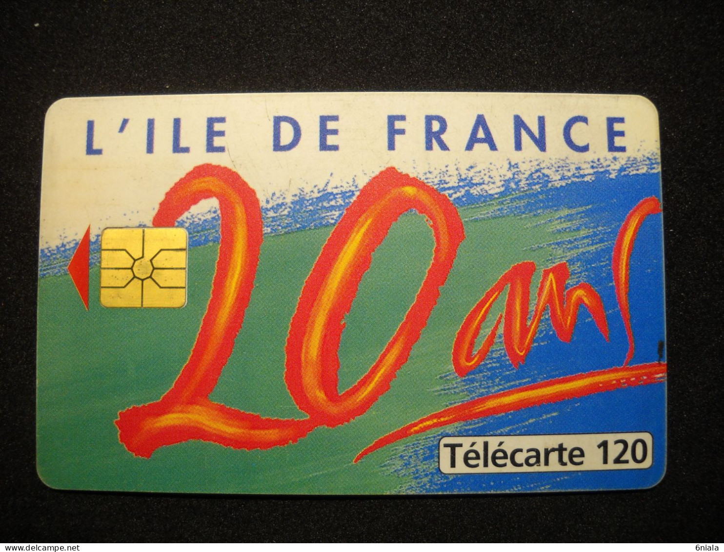 7689 Télécarte Collection 20 ANS CONSEIL REGIONAL  ILE DE FRANCE 120U   ( 2.scans)  Carte Téléphonique - Kultur