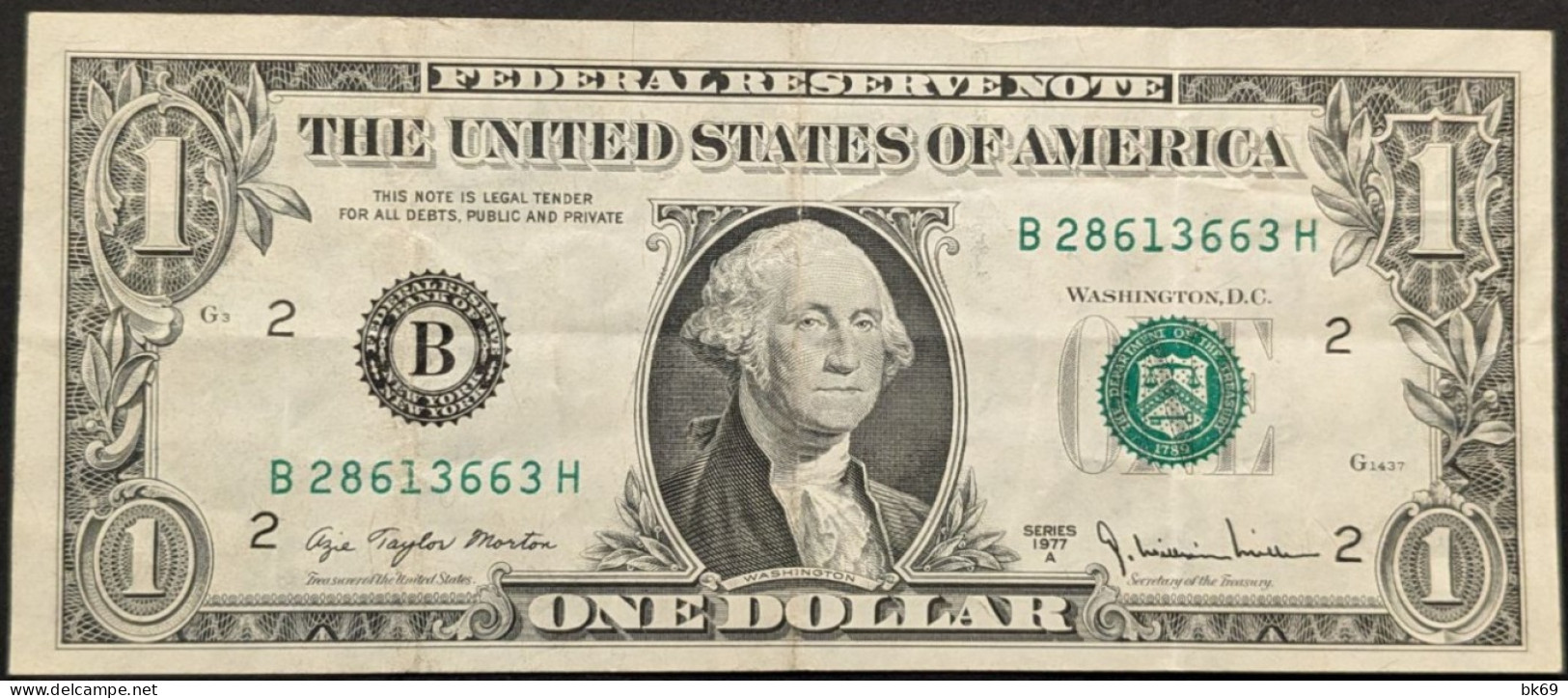 USA 1 Dollar 1977  B TTB - Federal Reserve Notes (1928-...)