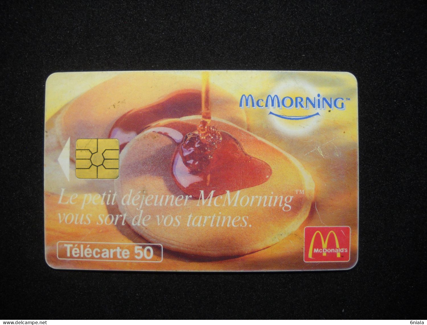 7693 Télécarte Collection  Mc MORNING Mac DONALD PETIT DEJEUNER   ( 2.scans)  Carte Téléphonique - Food