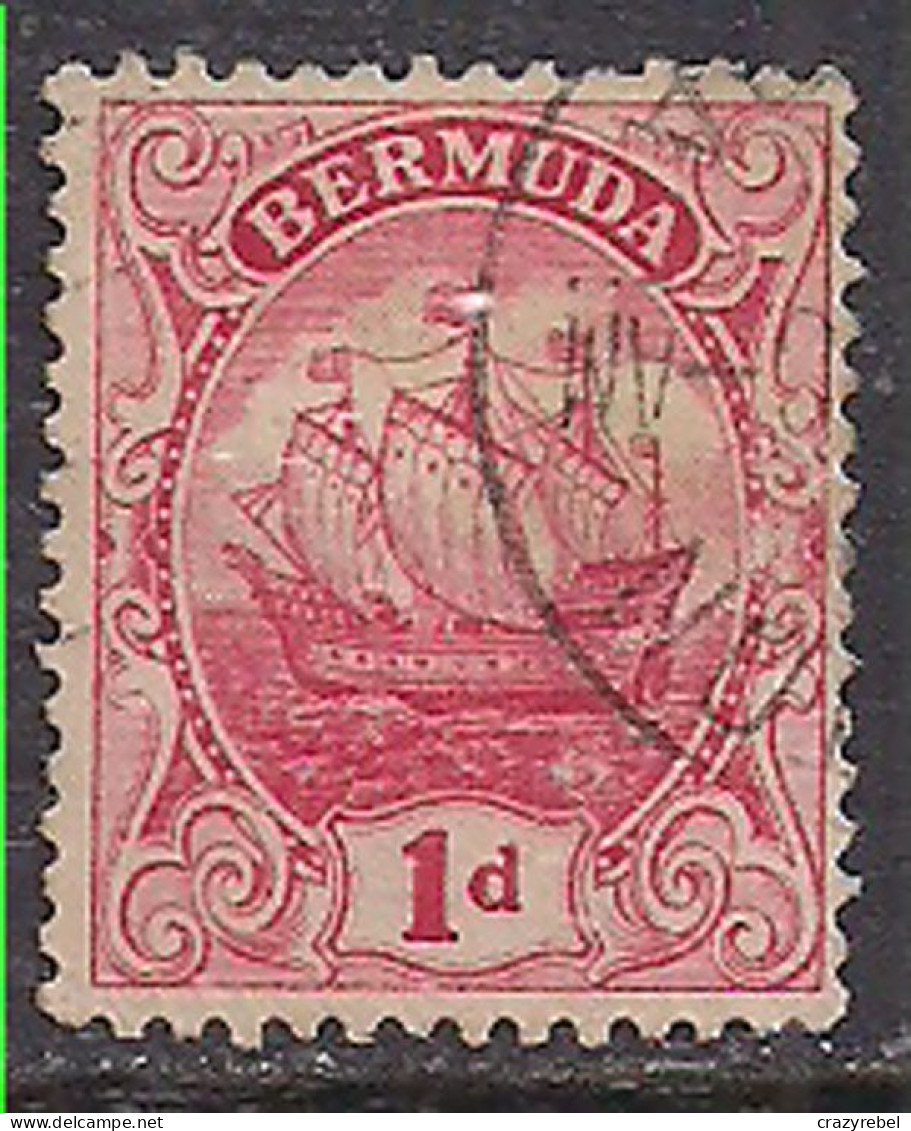Bermuda 1910-25 KGV 1d Red SG 46 Used ( A584 ) - Bermuda