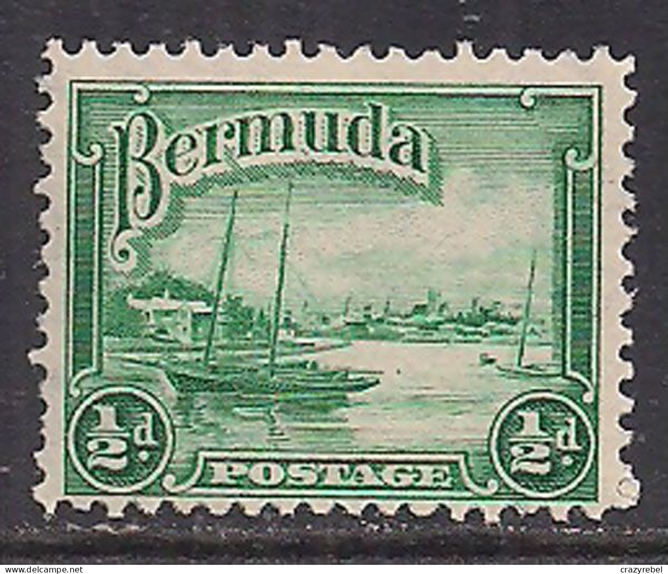 Bermuda 1936/37 KGV1 1/2d Green SG 98 MNH ( C1100 ) - Bermuda