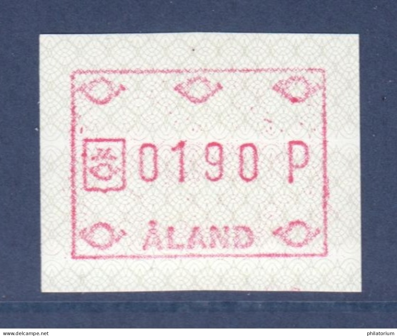 Aland, **, Yv D3 , Mi ATM 3, - Aland