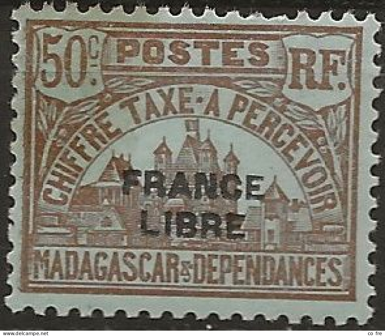 Madagascar, Taxe N°23** (ref.2) - Strafport