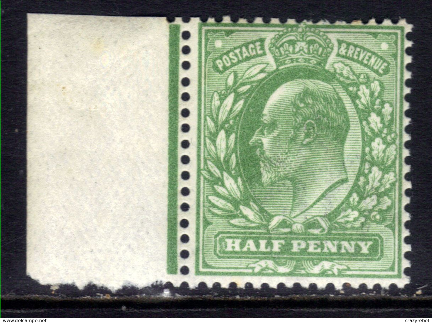 GB 1902 KEV11 1/2d Green Umm With Tag SG 218 ( C996 ) - Ungebraucht