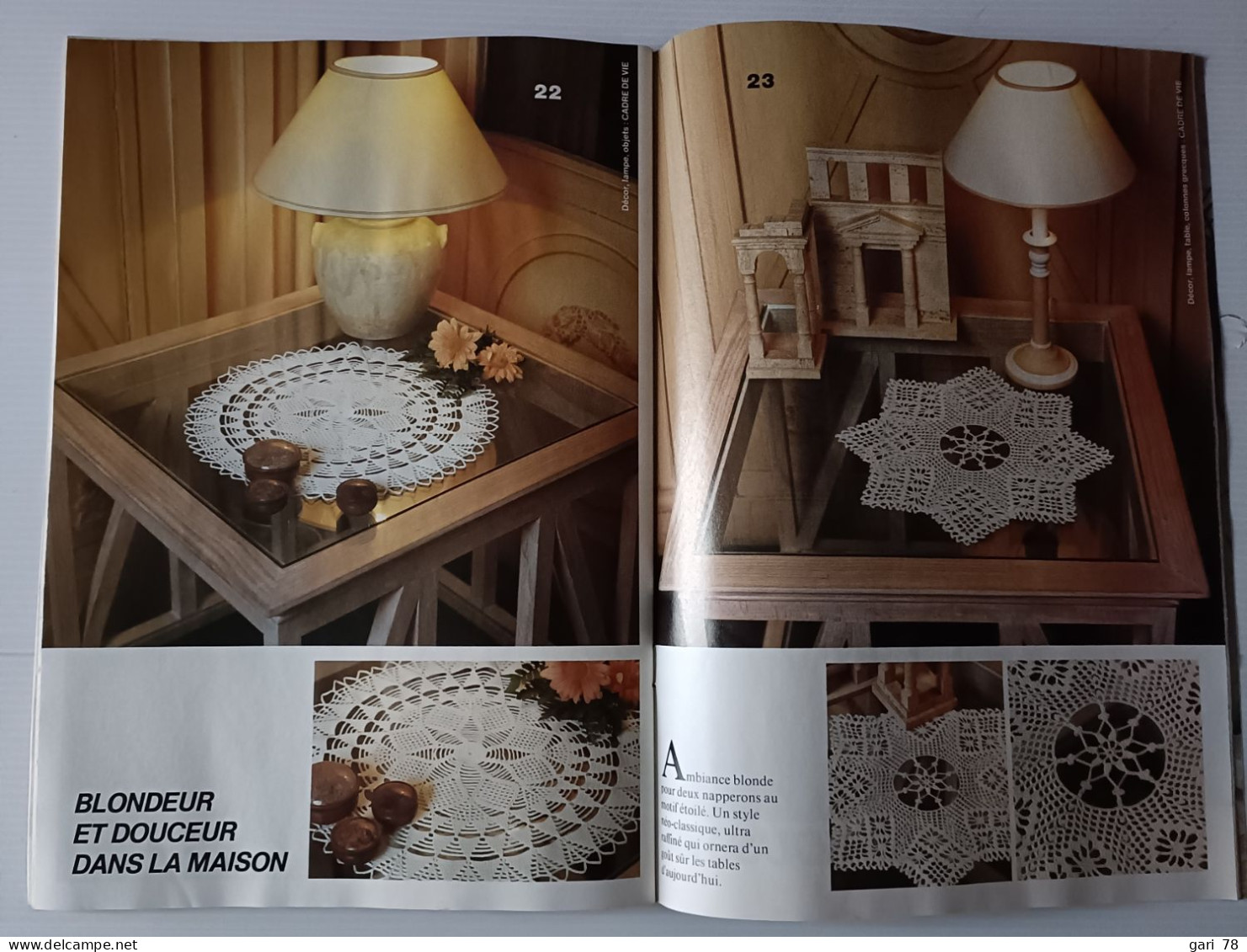 PHILDAR Déco N° 131 (en 1986) Napperons / Rideaux Brise-bise / Couvre Lits / Nappes - Lifestyle & Mode