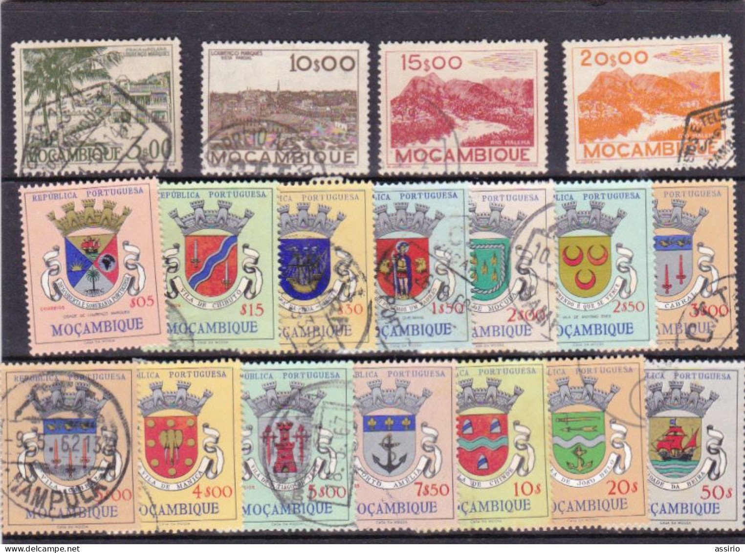Portugal  -Moçambique  -usados E Novos - Postmark Collection