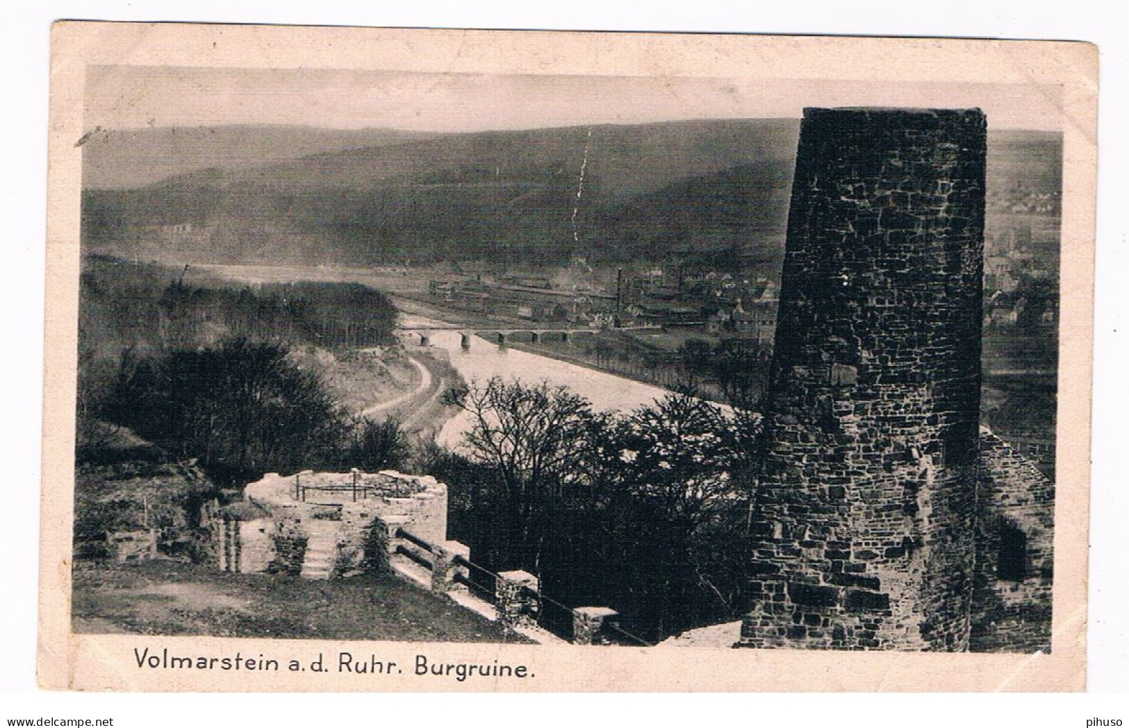 D-16665   WETTER : Volmarstein A.d. Ruhr : Burgruine - Wetter