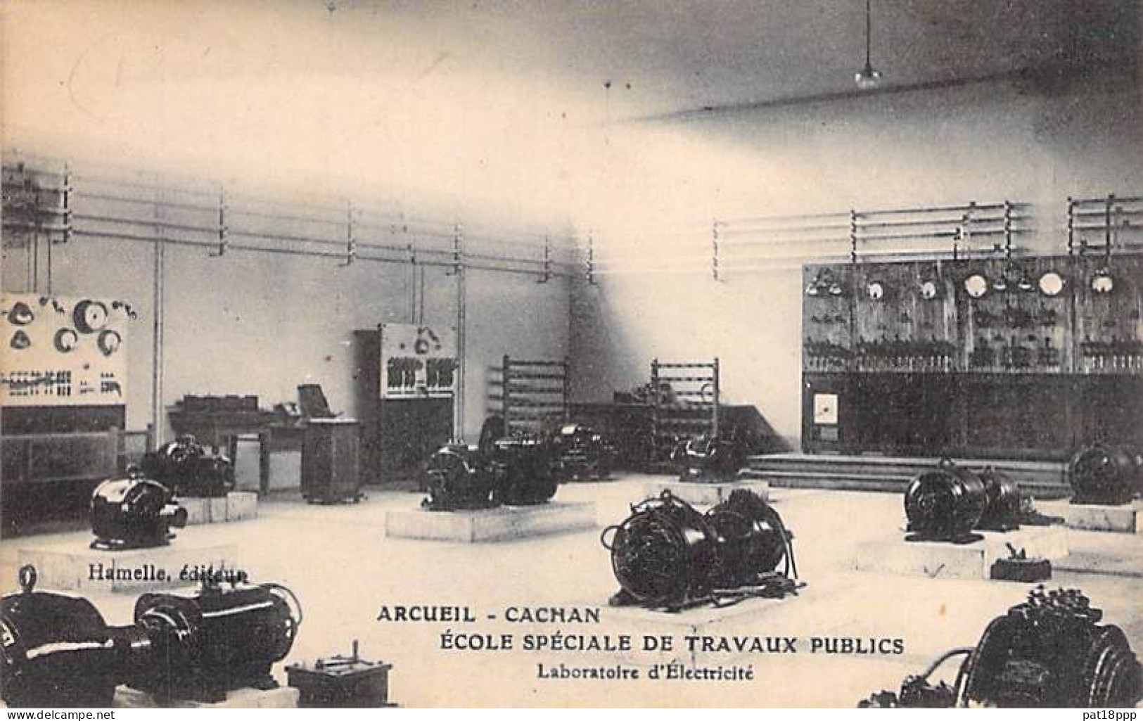 ENSEIGNEMENT Ecoles - 94 ARCUEIL CACHAN Ecole Spéciale De Travaux Publics - Laboratoire D'Electricité - CPA Val De Marne - Schulen