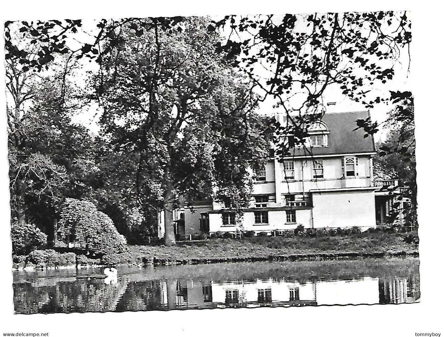 CPA Kapellen -  Douaneschool  - Achterzijde Kasteel Dennenburg - Kapellen