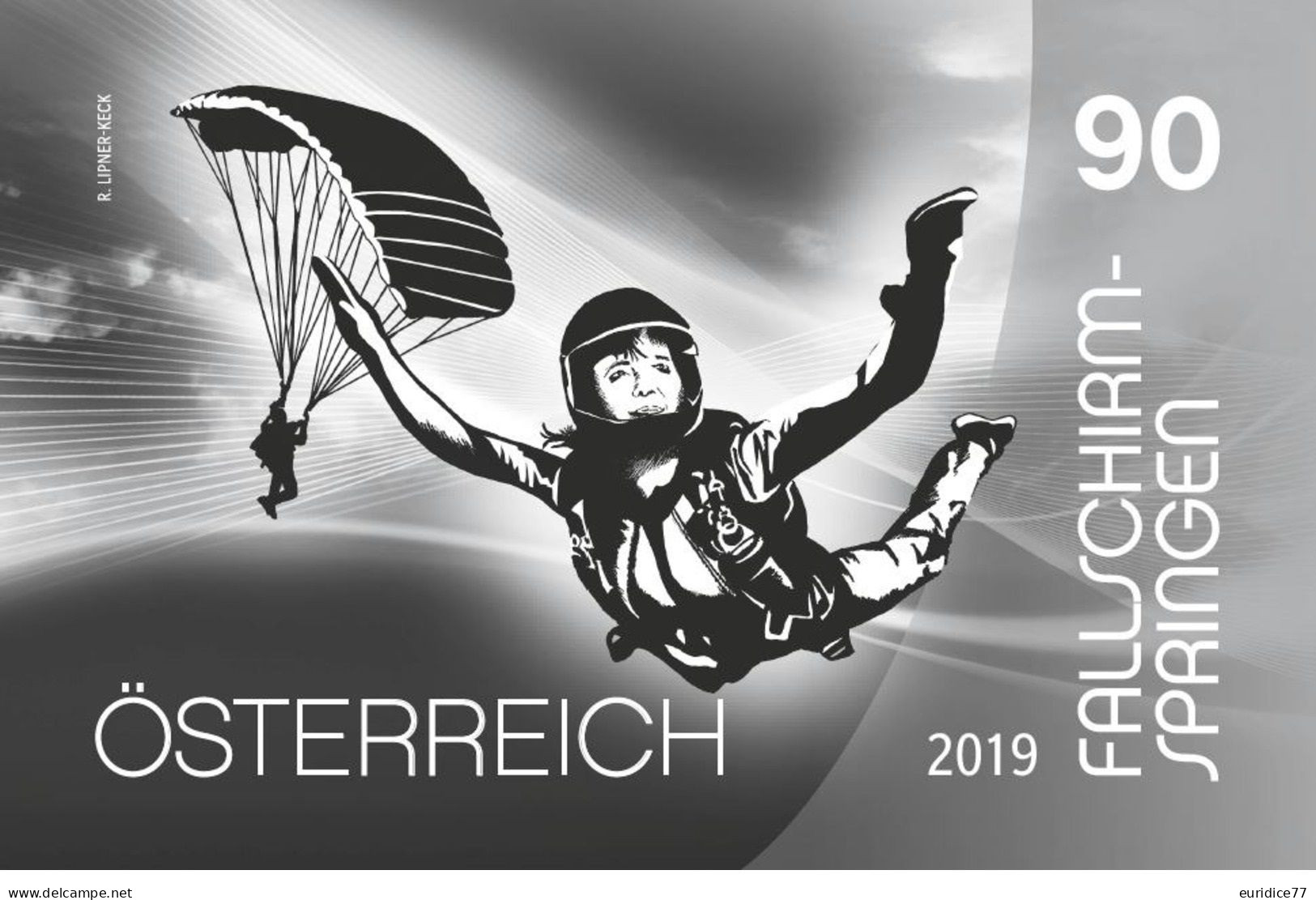 Austria 2019 - Sport And Air Black Print Mnh** - Proeven & Herdruk