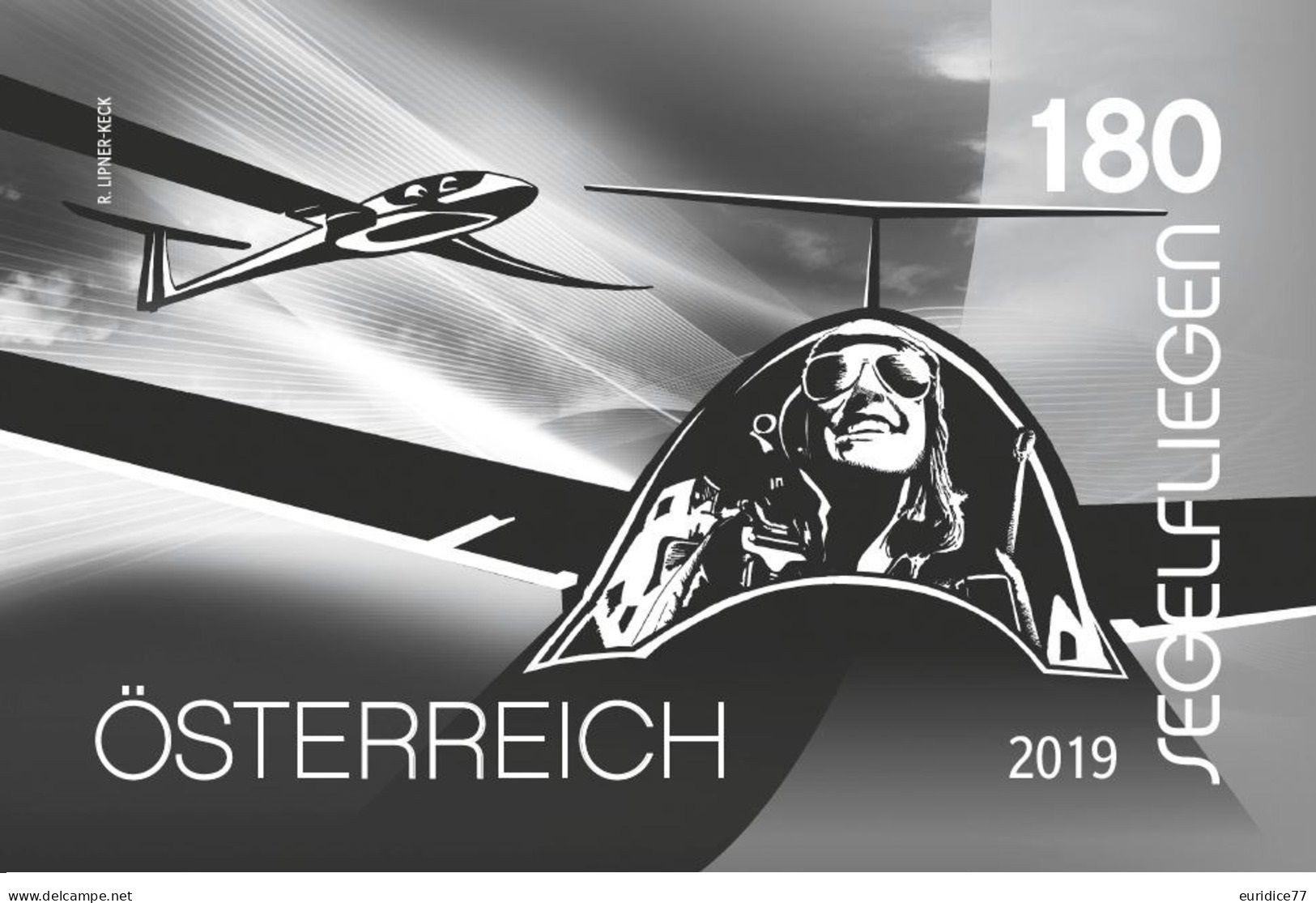 Austria 2019 - Sport And Air Black Print Mnh** - Essais & Réimpressions