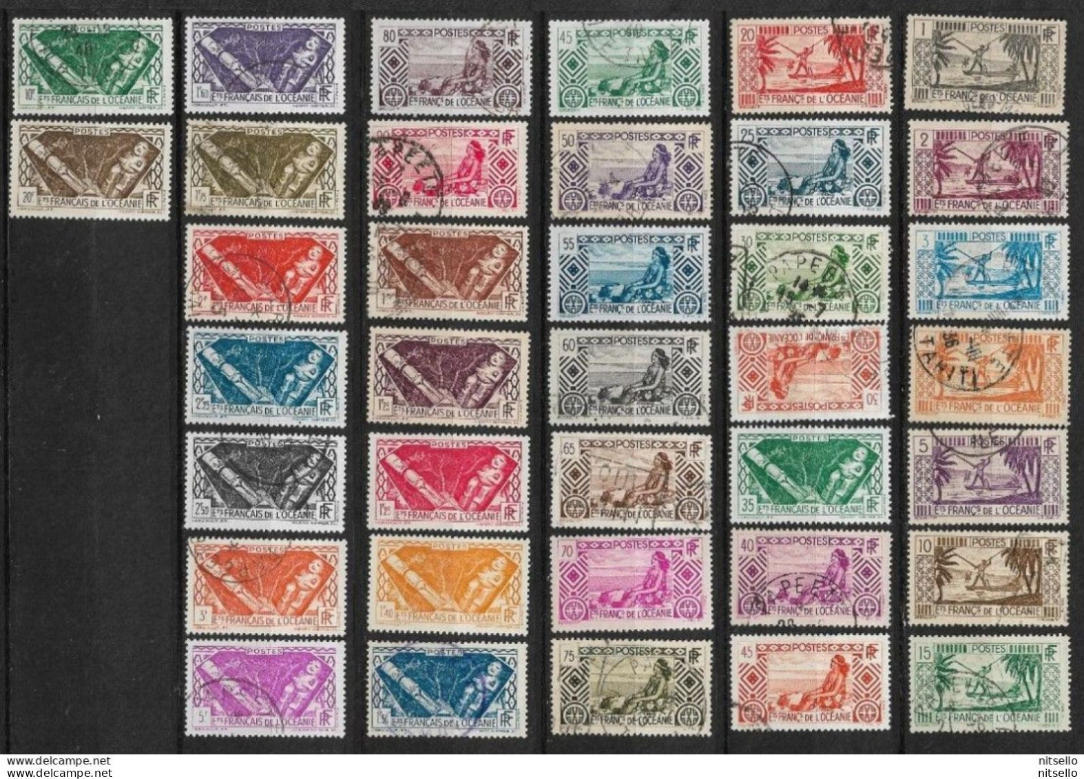 LOTE 1816   ///  (C910)  OCEANIA  YVERT Nº 84/120  COTE: 84€   ¡¡¡ LIQUIDATION - JE LIQUIDE - ANGEBOT !!!! - Used Stamps