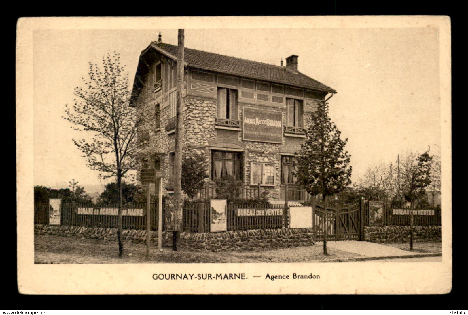 93 - GOURNAY-SUR-MARNE - AGENCE IMMOBILIERE  BRANDON - Gournay Sur Marne