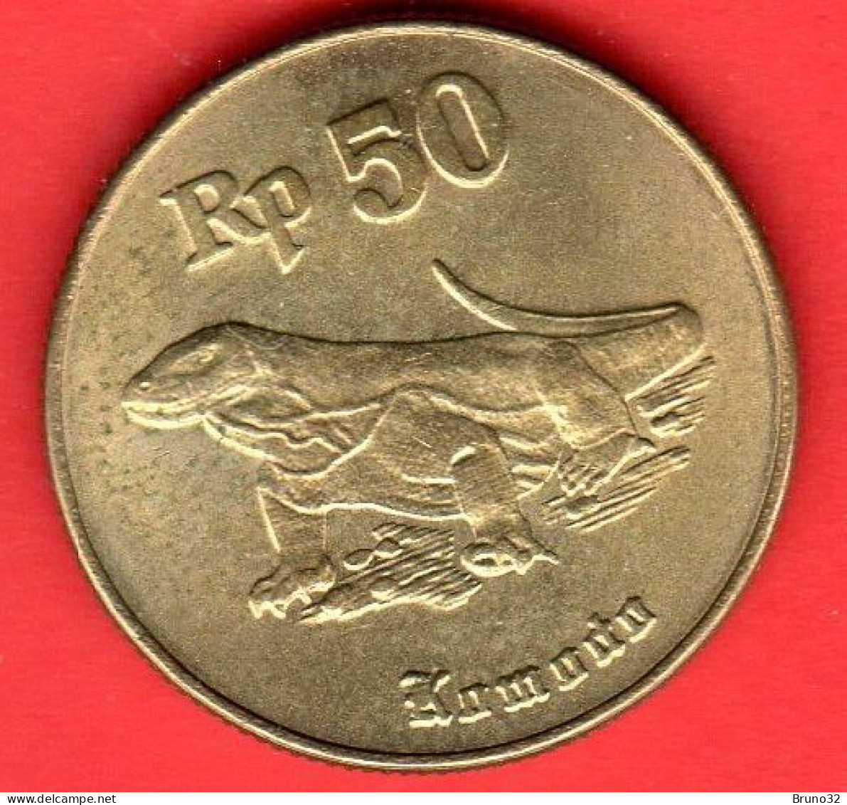 Indonesia - 1996 - 50 Rupiah - Dragon - QFDC/aUNC - Come Da Foto - Indonesia