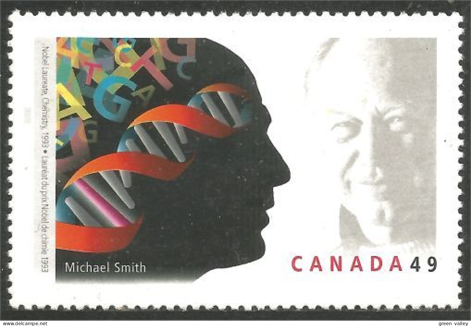 Canada Michael Smith Prix Nobel Prize Chimie Chemistry MNH ** Neuf SC (C20-62c) - Química