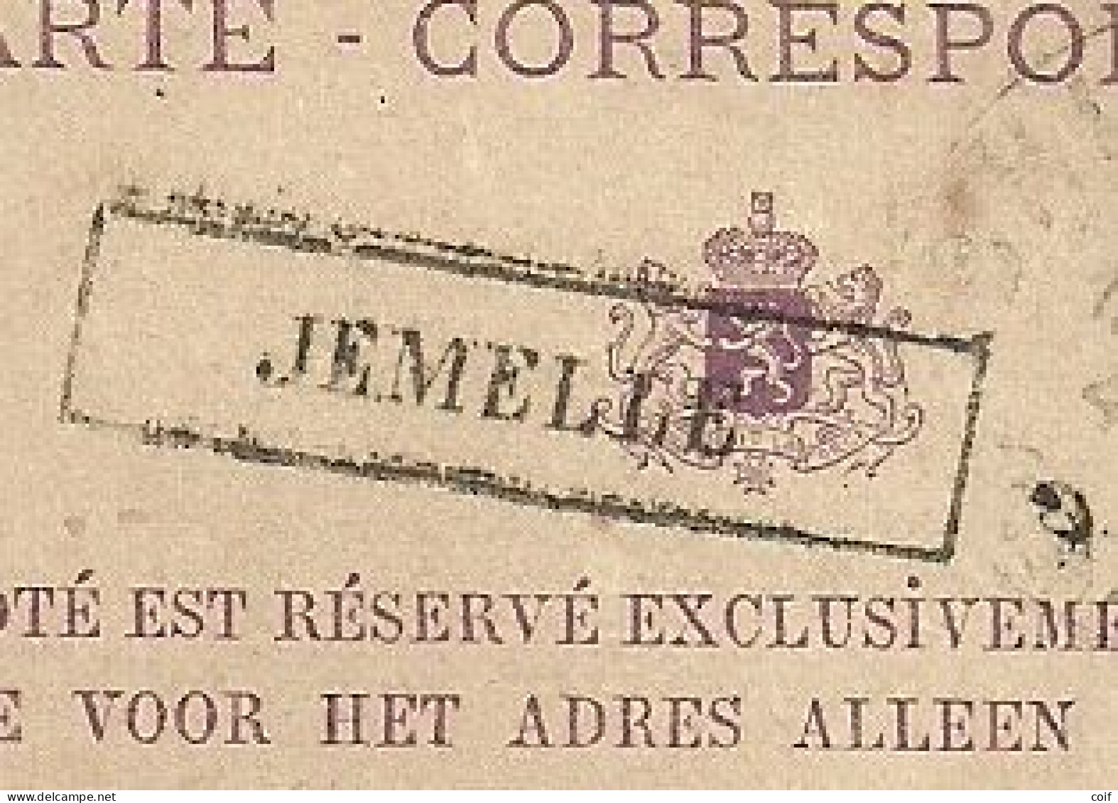 Entier Met Ambulant AMB-BRUXELLES-ARLON Met Omkaderde Naamstempel JEMELLE , Met Stempel GRUPONT - Ambulants