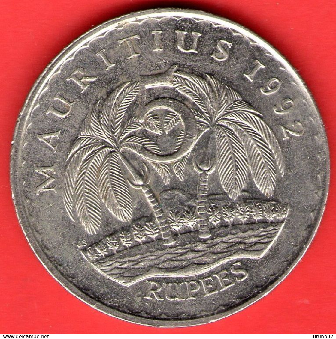 Mauritius - 1992 - 5 Rupees - QFDC/aUNC - Come Da Foto - Maurice