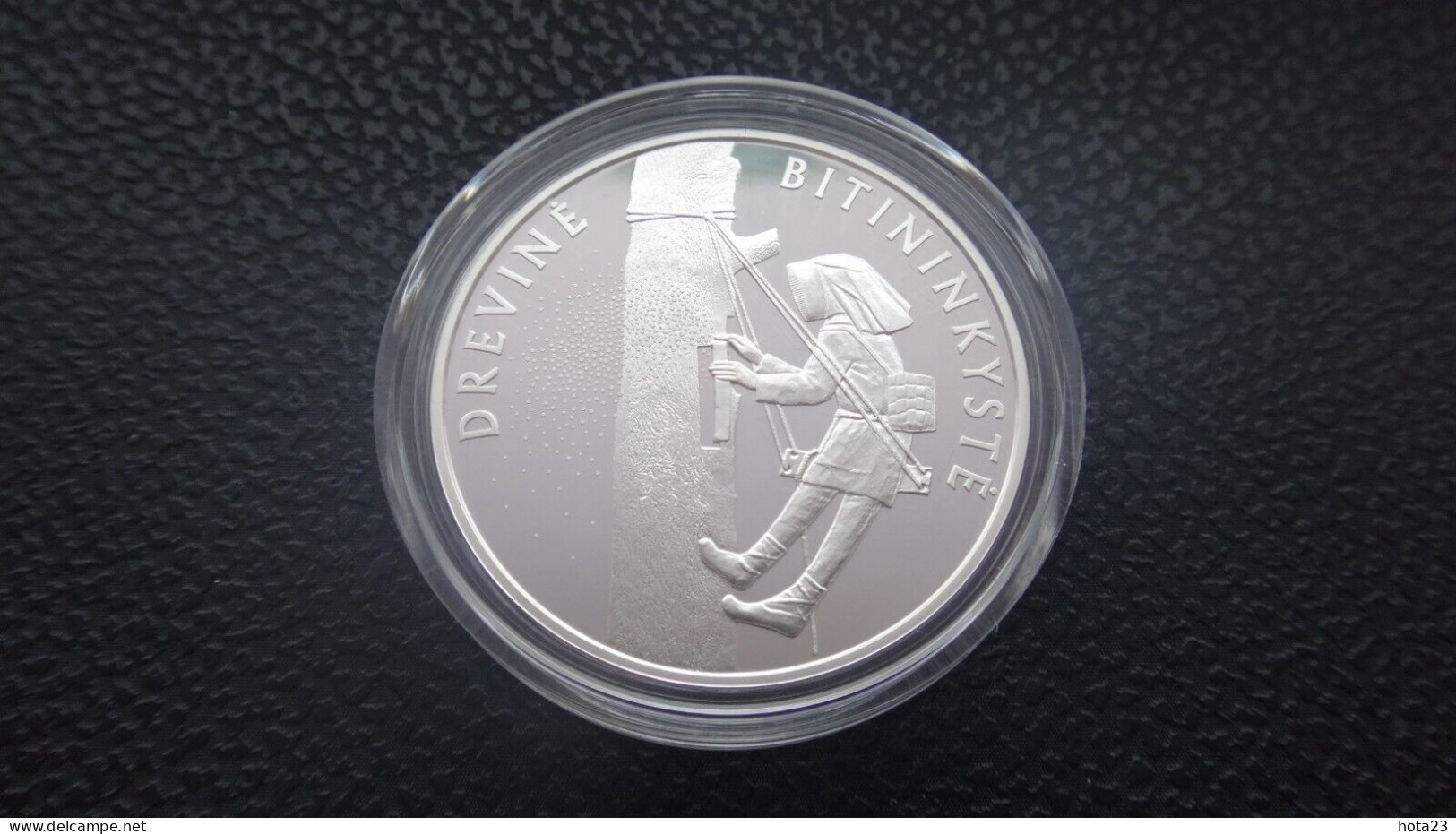Lithuania 10 EURO Silver Coin 2020 Tree Beekeeping Bees , Honey Bee , Cells ! - Lithuania