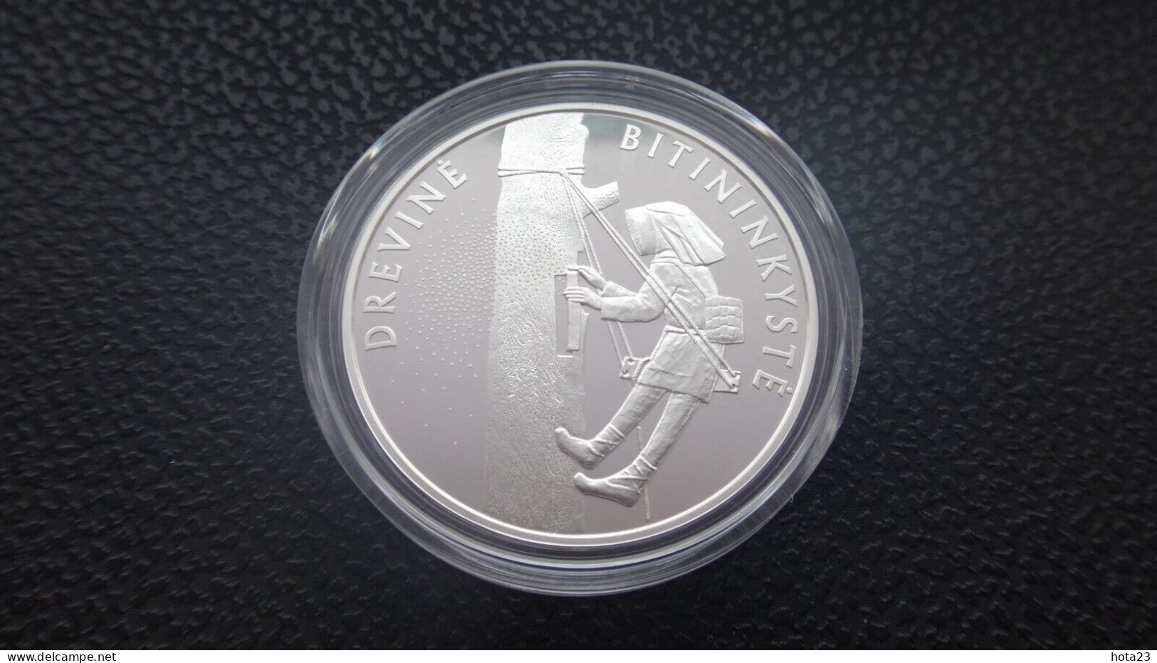 Lithuania 10 EURO Silver Coin 2020 Tree Beekeeping Bees , Honey Bee , Cells ! - Lituania