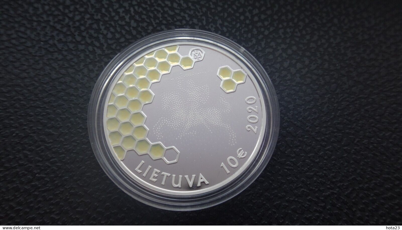 Lithuania 10 EURO Silver Coin 2020 Tree Beekeeping Bees , Honey Bee , Cells ! - Lituania